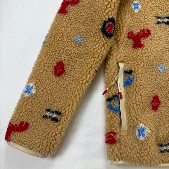 Vineyard Vines Nautical Icons Supershep Teddy Fleece Full Zip Jacket Small - Picture 4 of 12